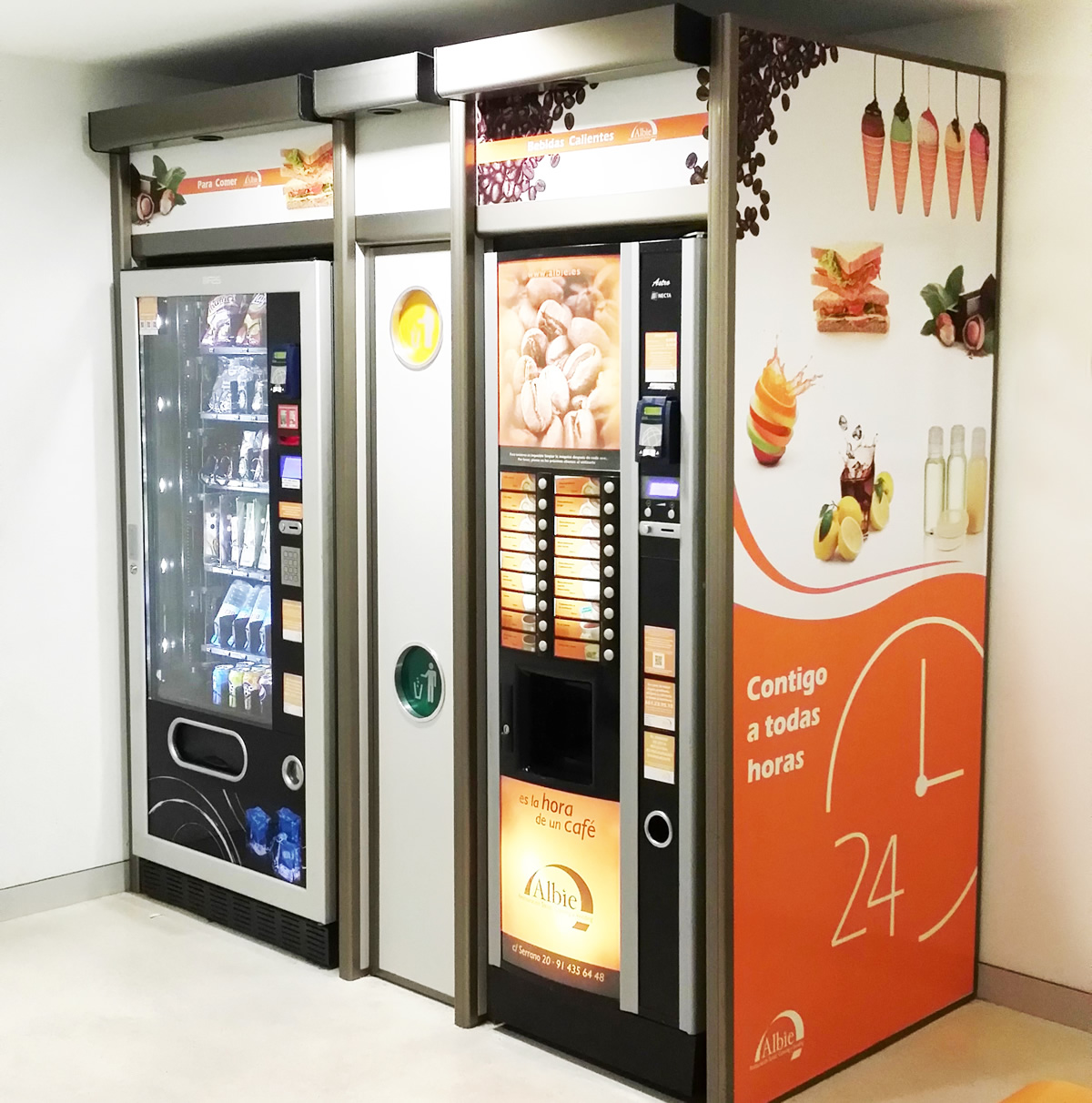 Máquinas de vending para empresas en Madrid