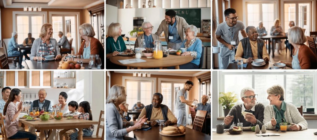 Comedor para residencias de mayores